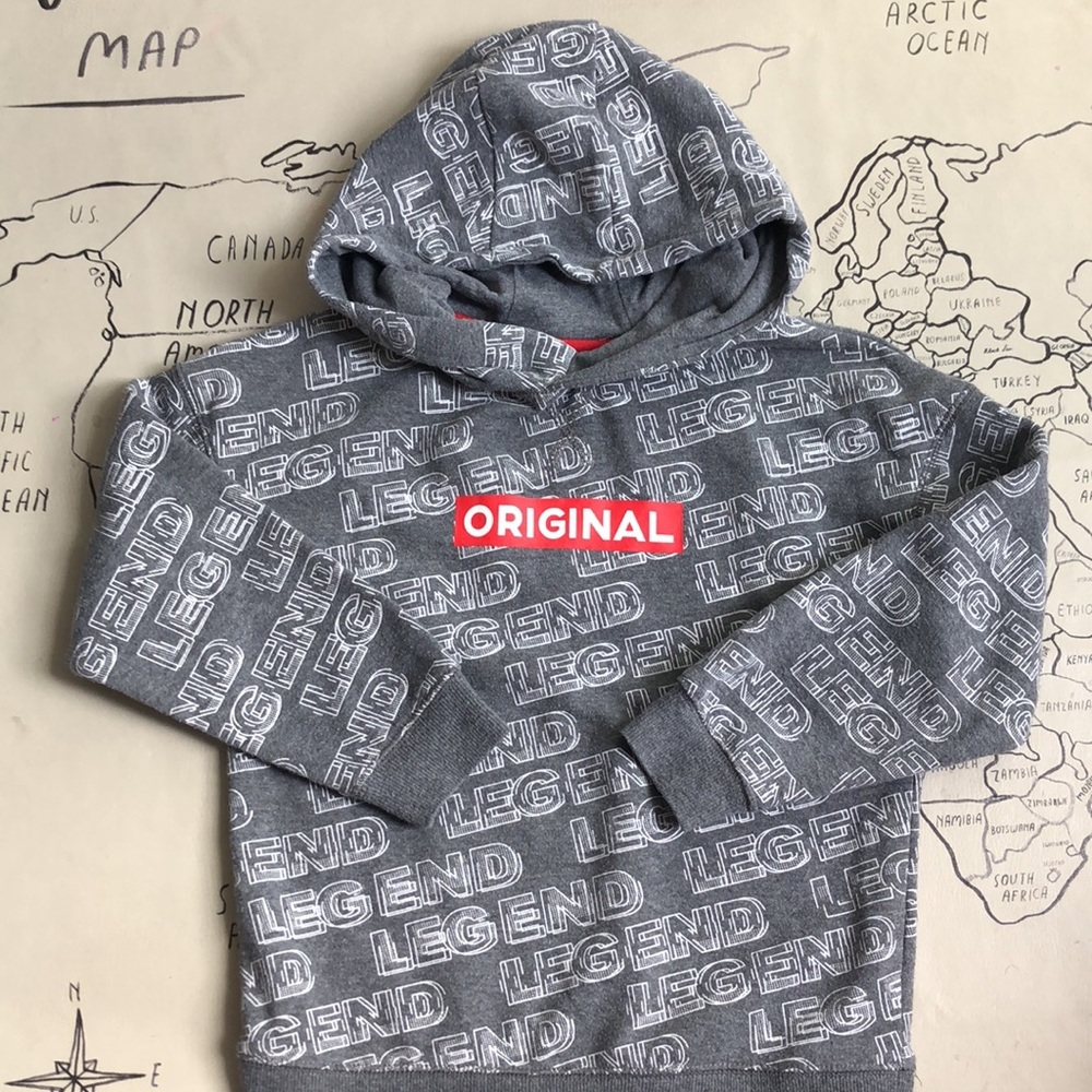 Primark legend print hoodie size 6-7yr old